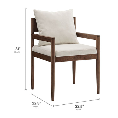 Remington Solid Elm Dining Armchair by Modway