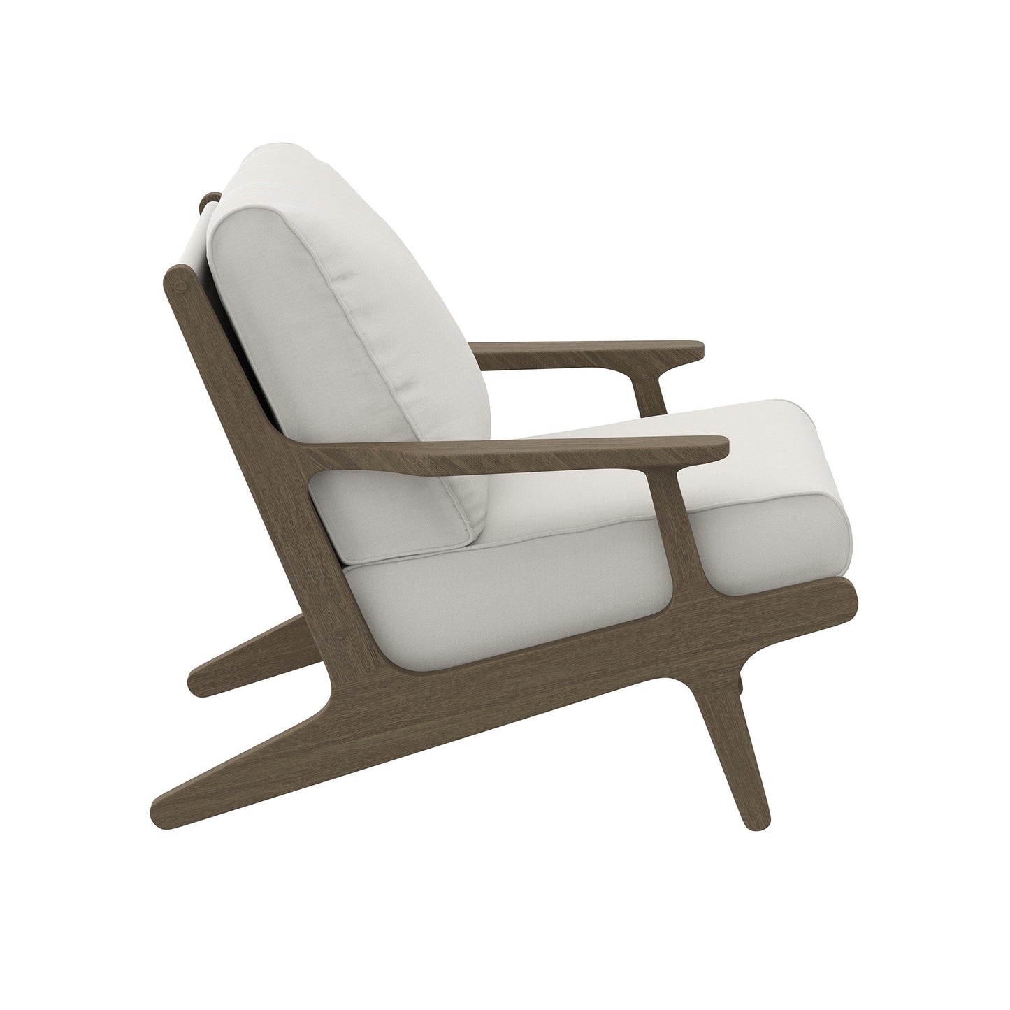 Modway Saratoga Teak Patio Chair and Cushion