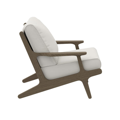 Modway Saratoga Teak Patio Chair and Cushion