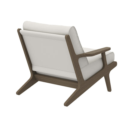 Modway Saratoga Teak Patio Chair and Cushion