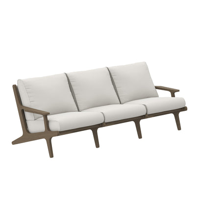 Saratoga Outdoor Teak Sofa for a Modern Patio
