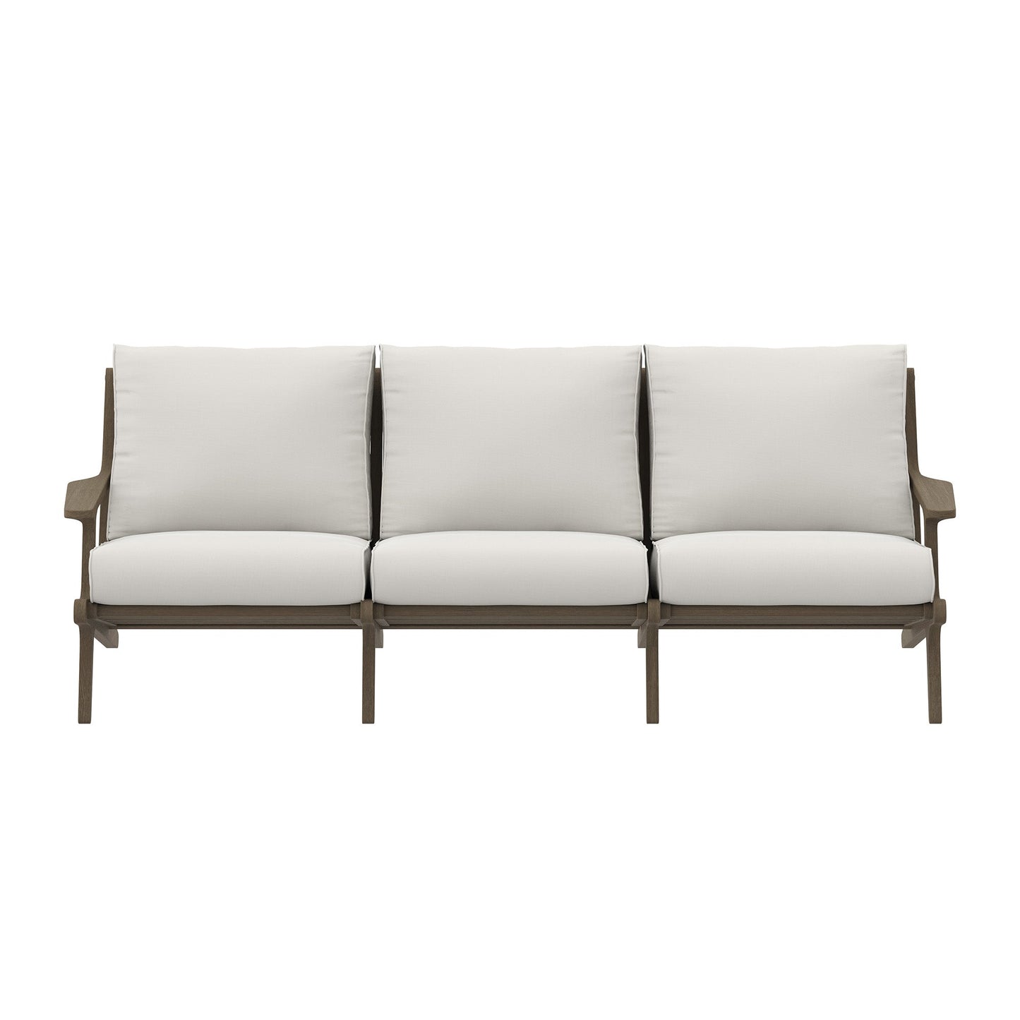 Saratoga Outdoor Teak Sofa for a Modern Patio