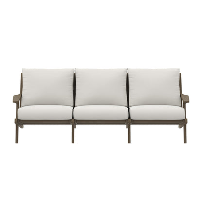 Saratoga Outdoor Teak Sofa for a Modern Patio