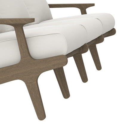 Saratoga Outdoor Teak Sofa for a Modern Patio