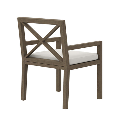 Northlake Outdoor Patio Teak Dining Armchair