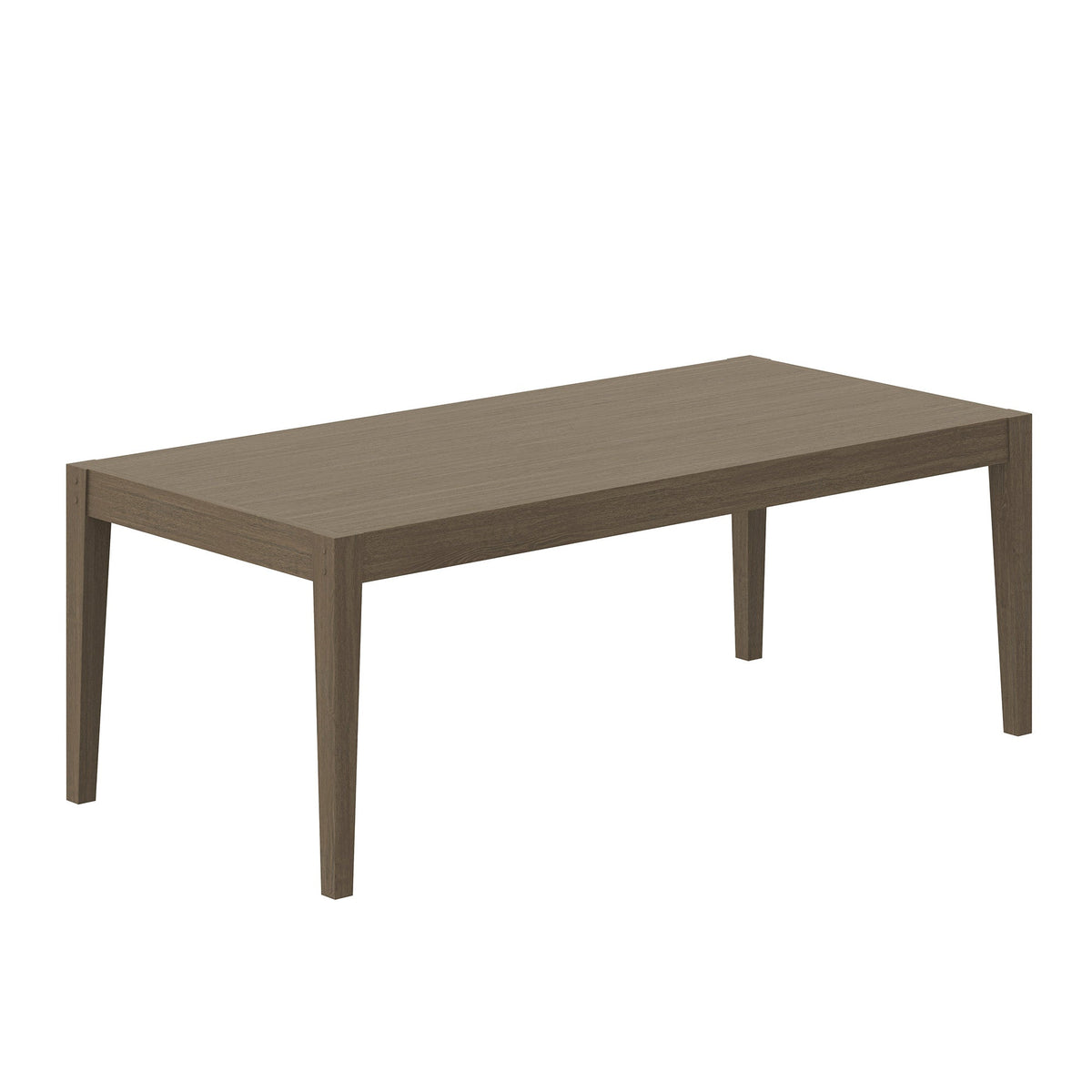 Northlake 7-Piece outdoor teak dining set by Modway teak table top with clean lines on Tampa Home & Garden Store