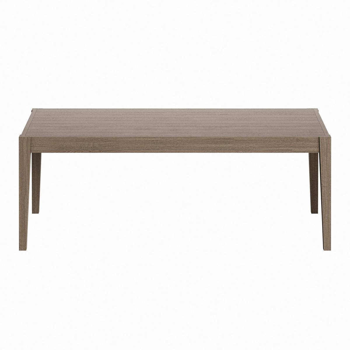 Northlake teak outdoor dining table by Modway, rectangular teak tabletop with sturdy legs on Tampa Home & Garden Store