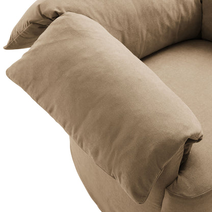 Lark Slipcovered Fabric Oversized Armchair beige fabric by Modway, HouseOfZazla on Tampa Home & Garden Store