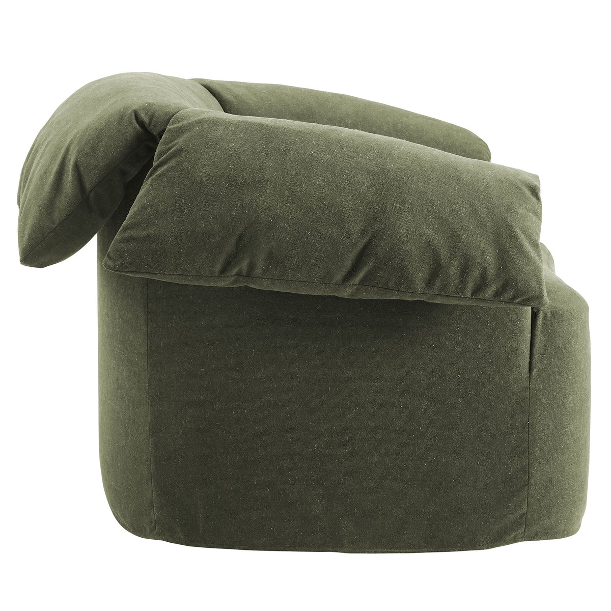 Lark slipcovered fabric oversized armchair olive green by Modway on Tampa Home & Garden Store