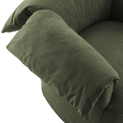 Lark Slipcovered Fabric Oversized Armchair in olive green fabric by Modway on Tampa Home & Garden Store