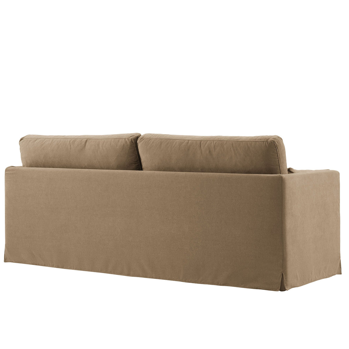 Wellfleet 85in Slipcovered Fabric Sofa tan beige by Modway on Tampa Home & Garden Store