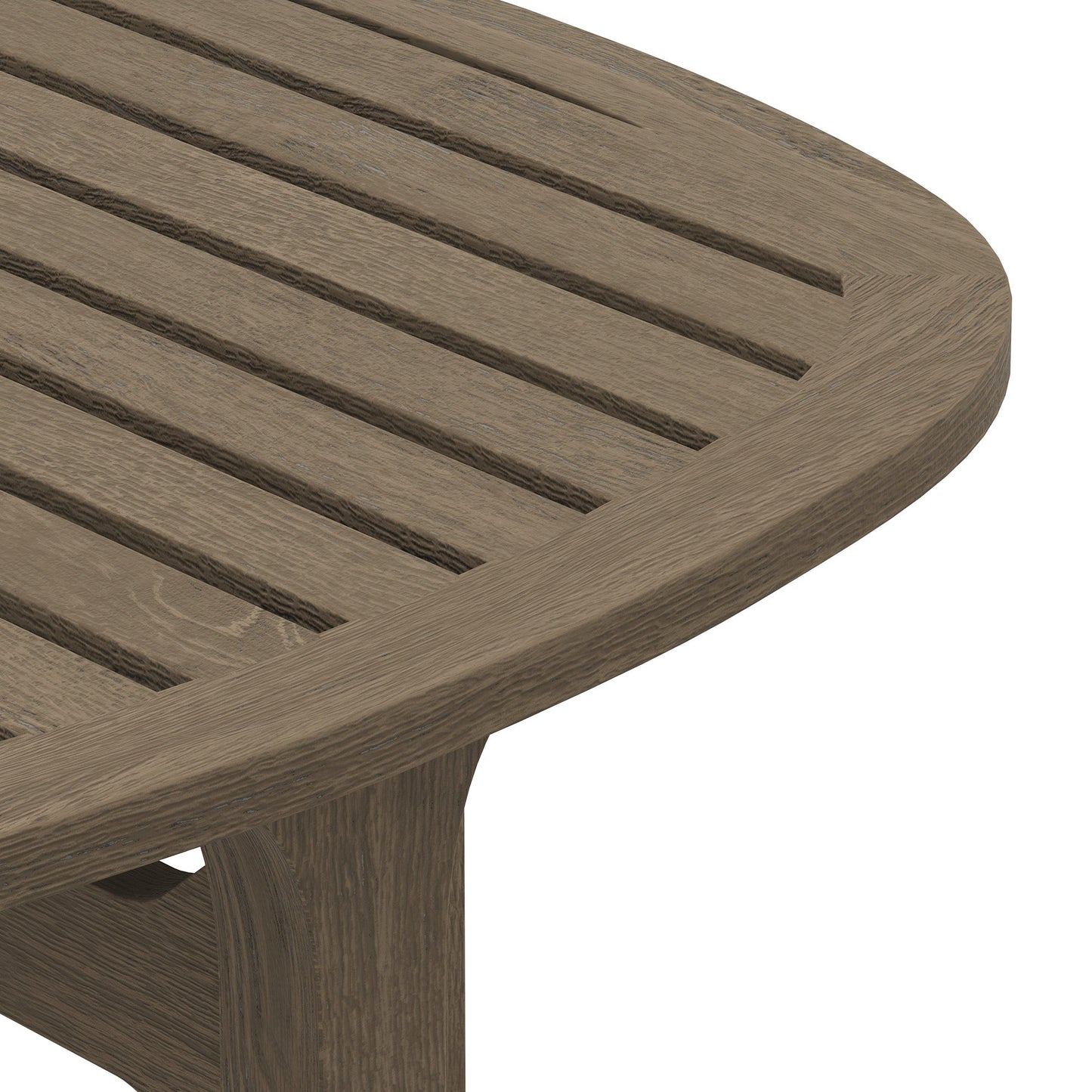 Saratoga Square Outdoor Teak Side Table by Modway