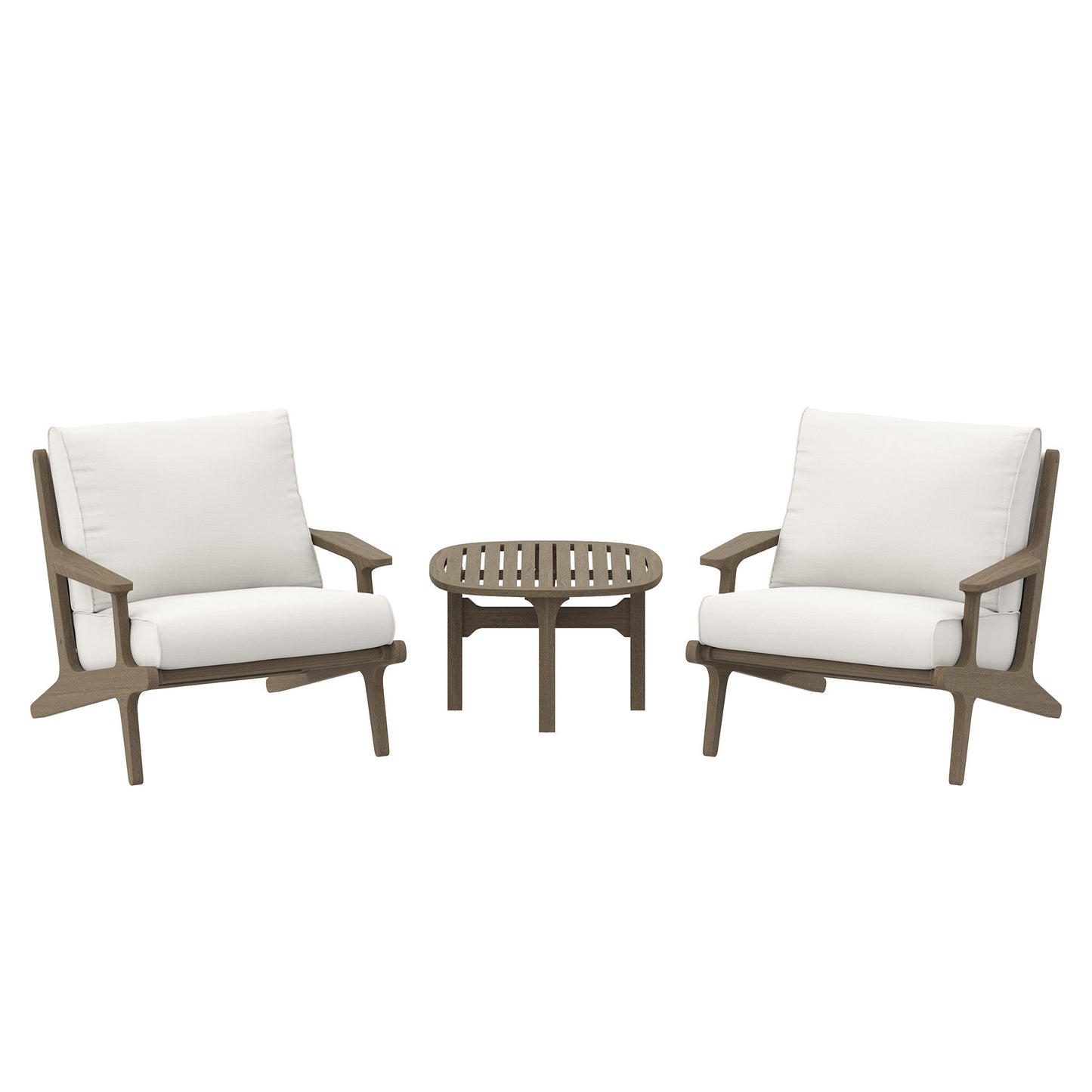Saratoga 3 Piece Outdoor Teak Wood Patio Set