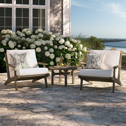 Saratoga 3 Piece Outdoor Teak Wood Patio Set