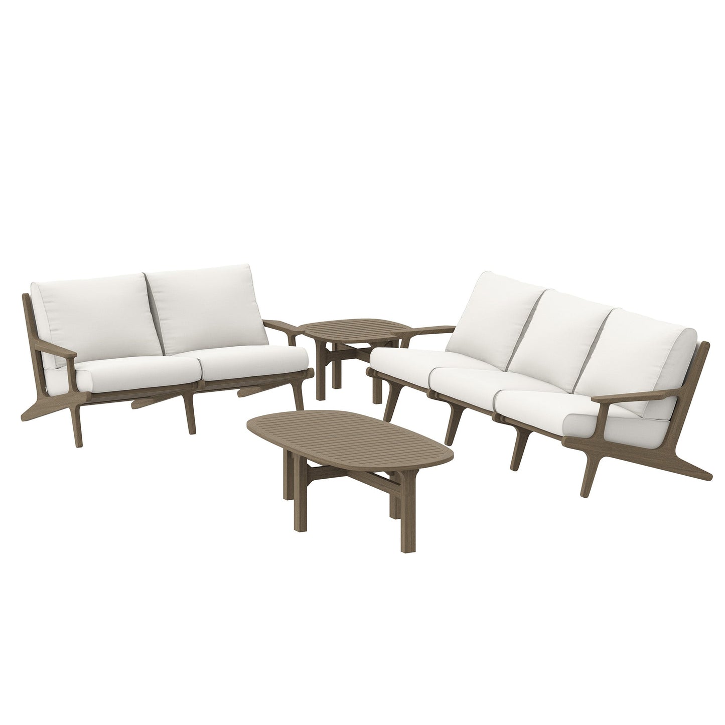 Saratoga 4-Piece Teak and Outdoor Furniture
