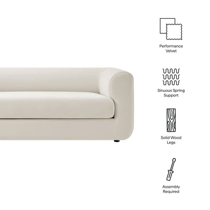 Leif Performance Velvet Upholstered Sofa