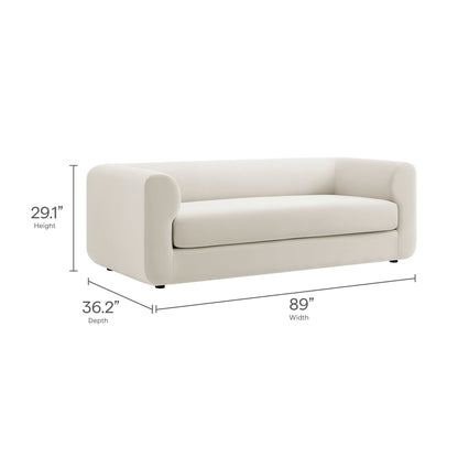 Leif Performance Velvet Upholstered Sofa