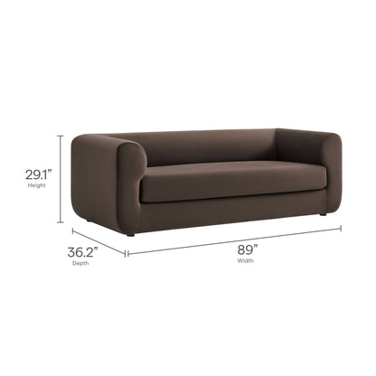 Leif Performance Velvet Upholstered Sofa