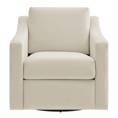 Liora Velvet Swivel Armchair For the Modern Home