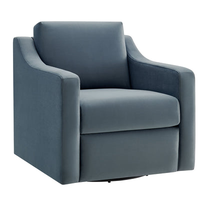 Liora Velvet Swivel Armchair For the Modern Home