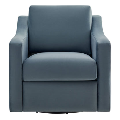 Liora Velvet Swivel Armchair For the Modern Home