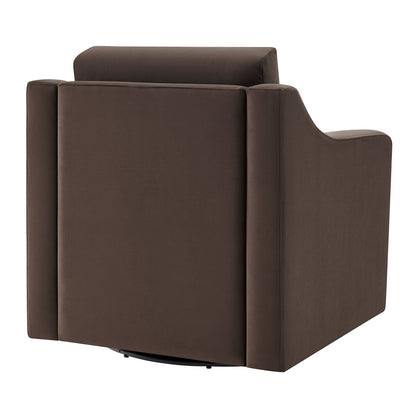 Liora Velvet Swivel Armchair For the Modern Home