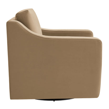 Liora Velvet Swivel Armchair For the Modern Home