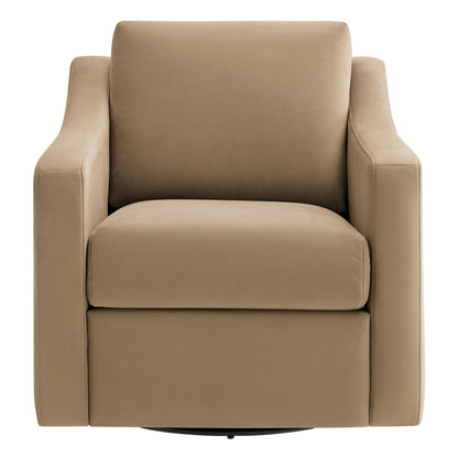 Liora Velvet Swivel Armchair For the Modern Home