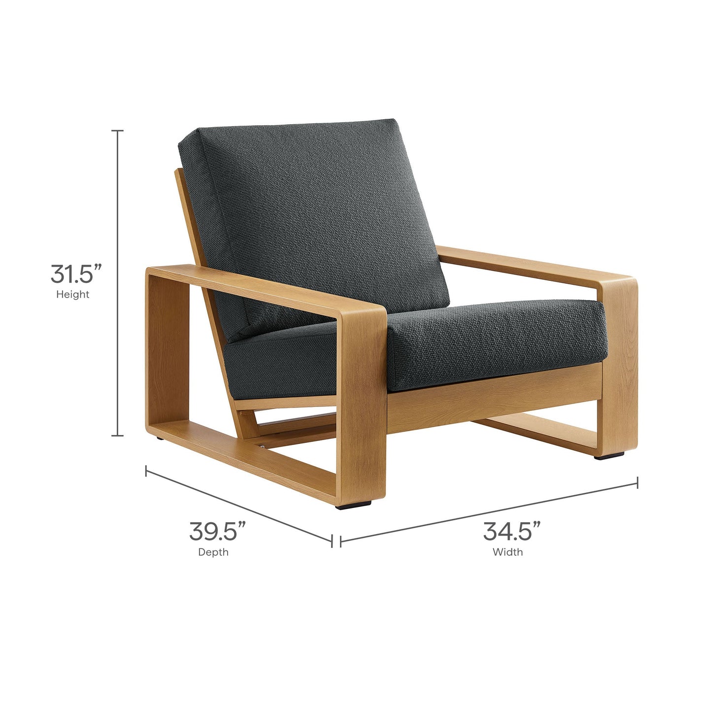 Modway 4 Piece Outdoor Patio Furniture Set