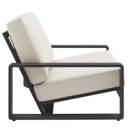 Lirienne and Modway Outdoor Aluminum Loveseat