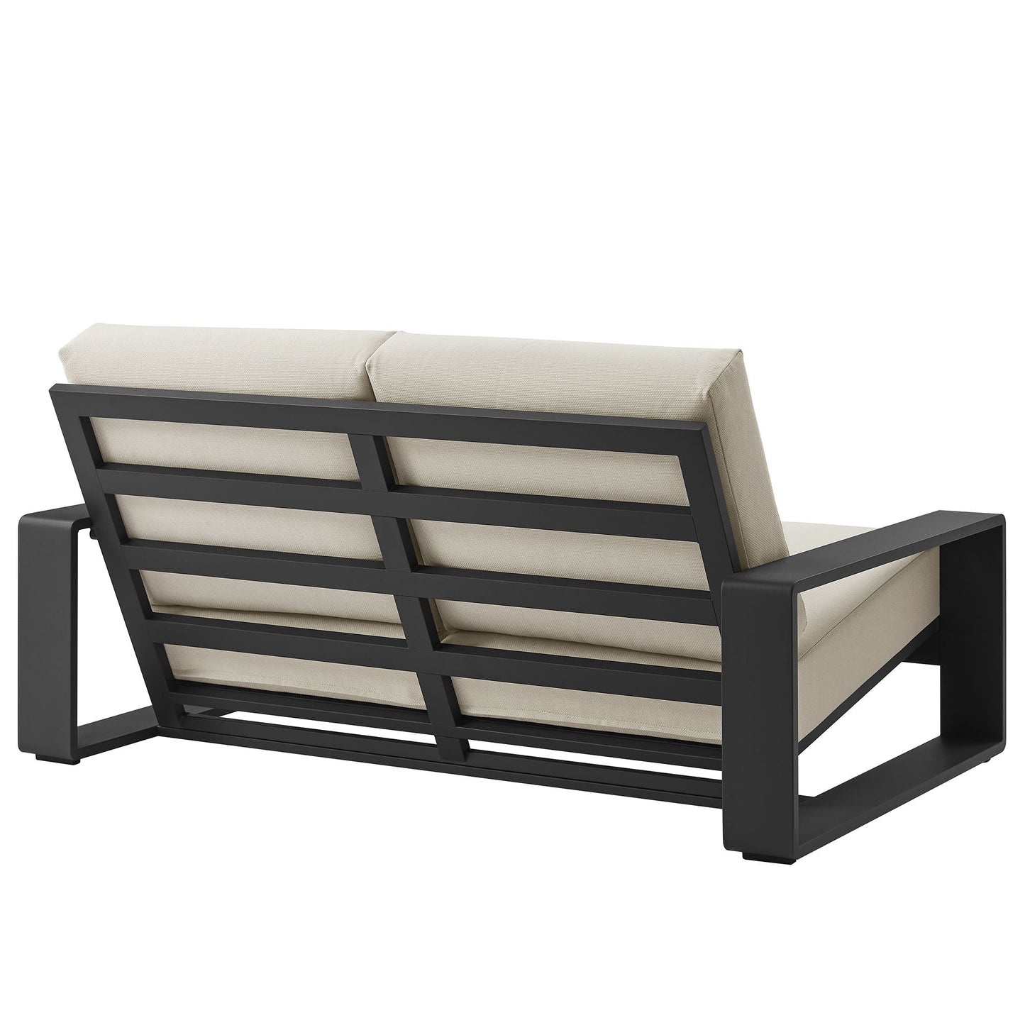 Lirienne and Modway Outdoor Aluminum Loveseat