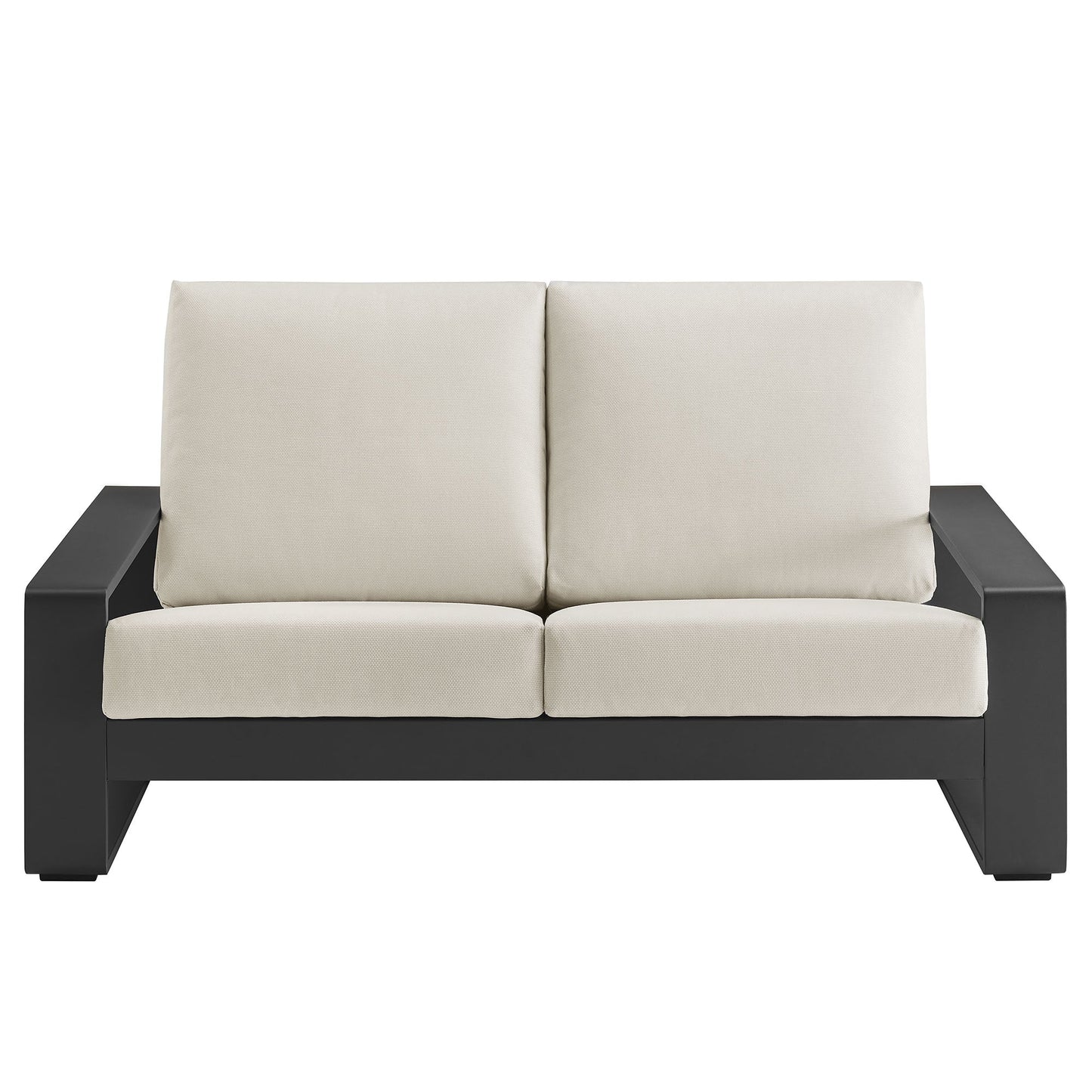 Lirienne and Modway Outdoor Aluminum Loveseat