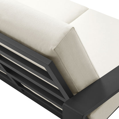 Lirienne and Modway Outdoor Aluminum Loveseat