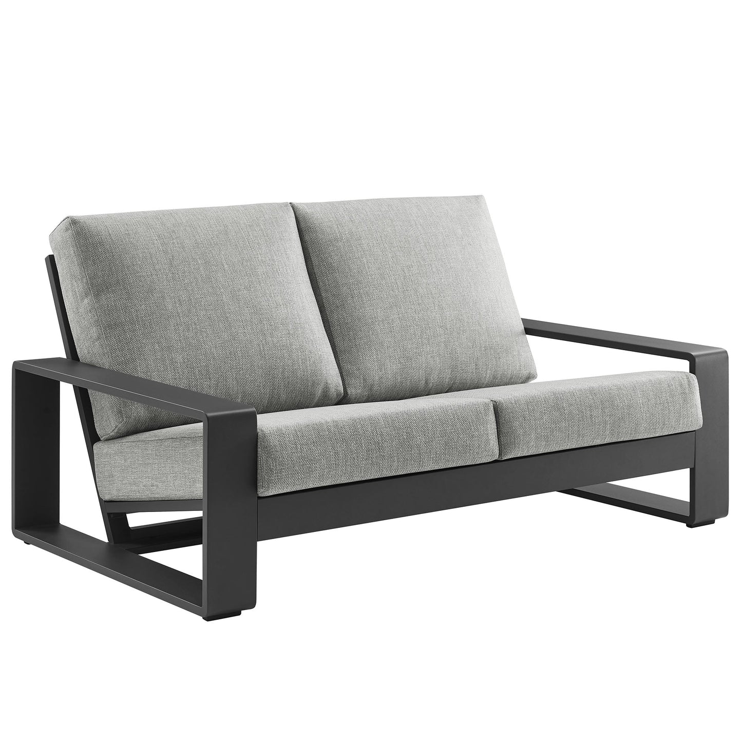 Lirienne and Modway Outdoor Aluminum Loveseat