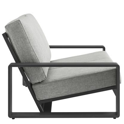 Lirienne and Modway Outdoor Aluminum Loveseat