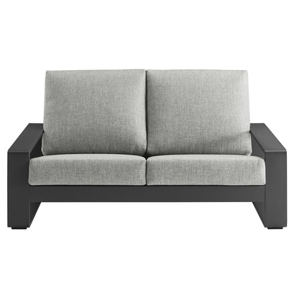Lirienne and Modway Outdoor Aluminum Loveseat