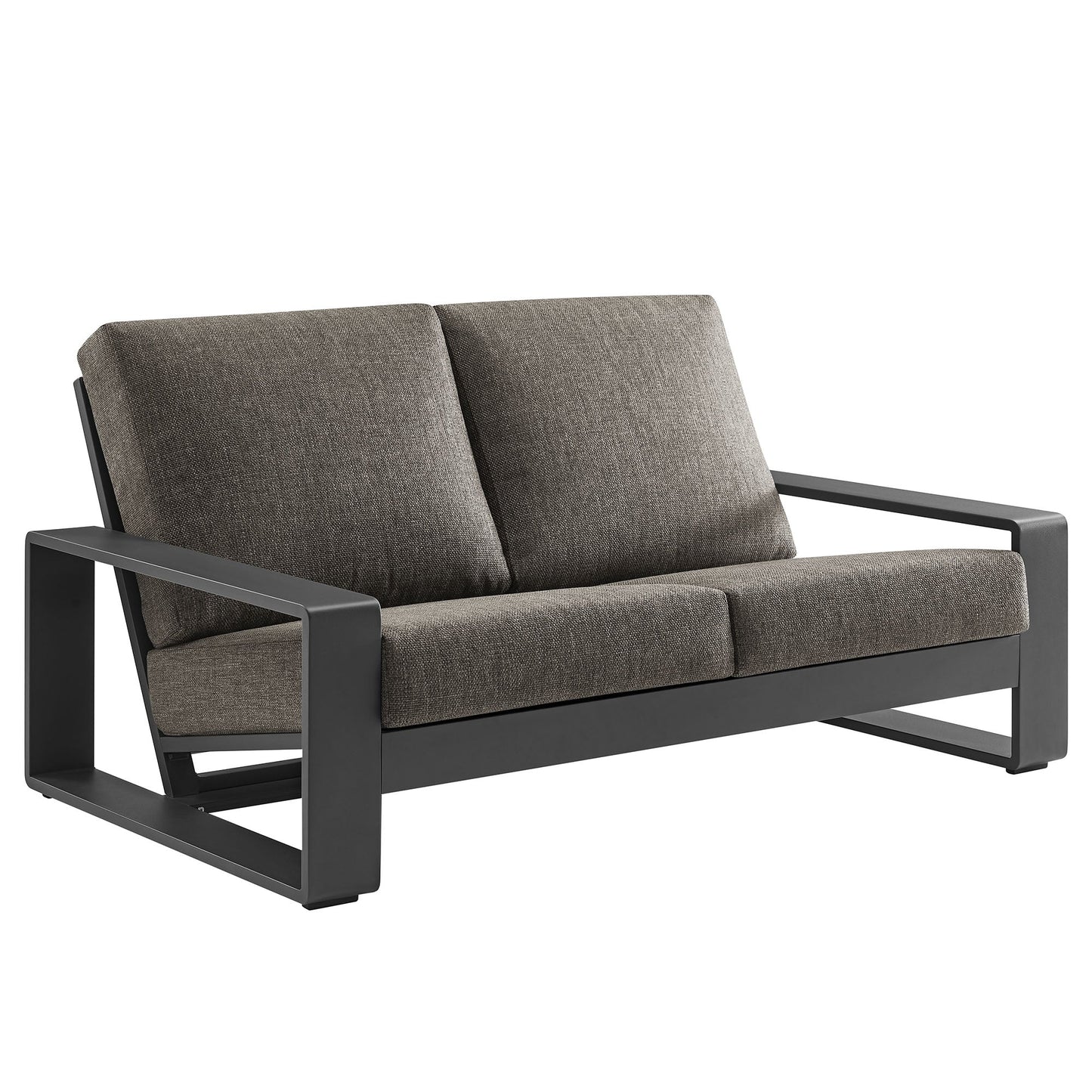 Lirienne and Modway Outdoor Aluminum Loveseat