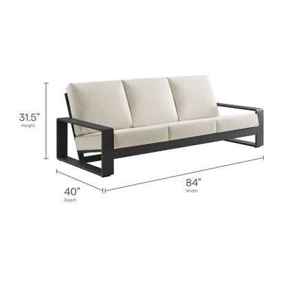 Modern Lirienne Outdoor Patio Sofa by Modway