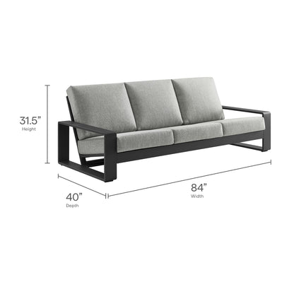 Modern Lirienne Outdoor Patio Sofa by Modway