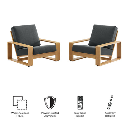 Modway Lirienne Outdoor Patio Chairs And Set