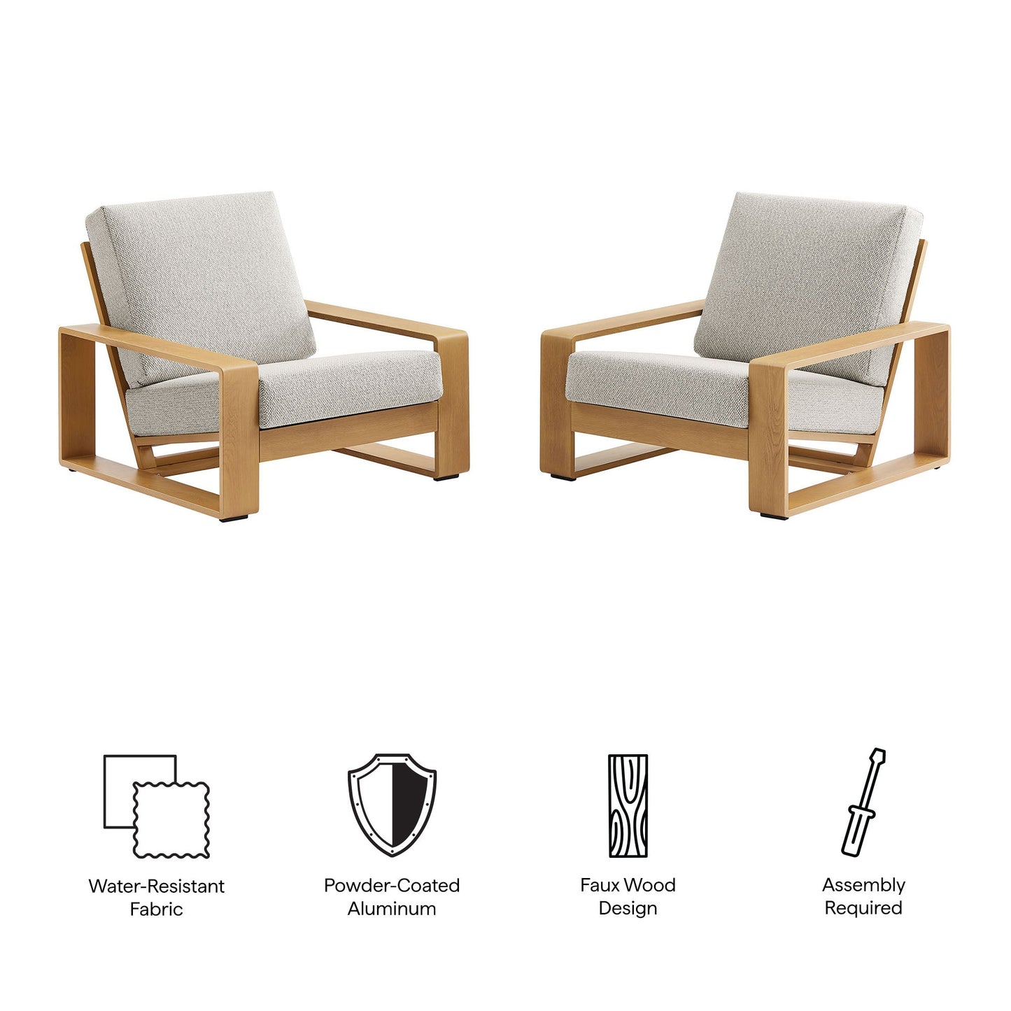 Modway Lirienne Outdoor Patio Chairs And Set