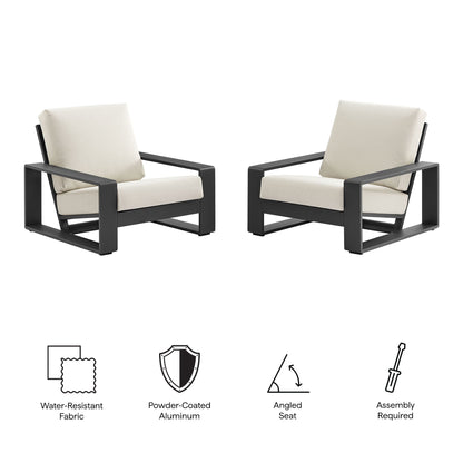 Lirienne Outdoor Patio and Faux Wood Seating Set