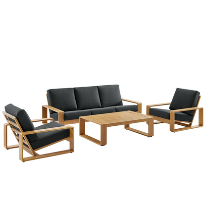 Modway 4 Piece Outdoor Patio Furniture Set