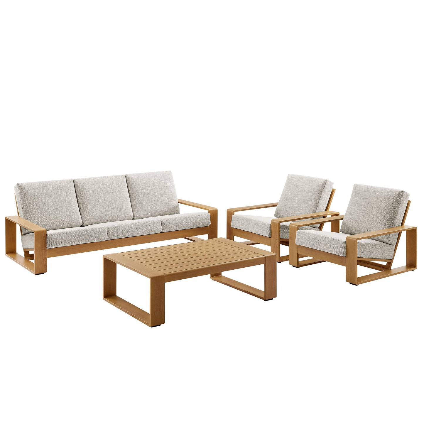Modway 4 Piece Outdoor Patio Furniture Set