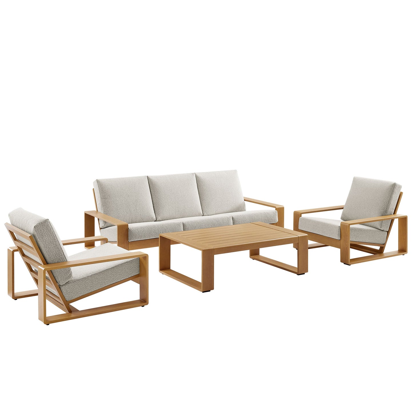 Modway 4 Piece Outdoor Patio Furniture Set