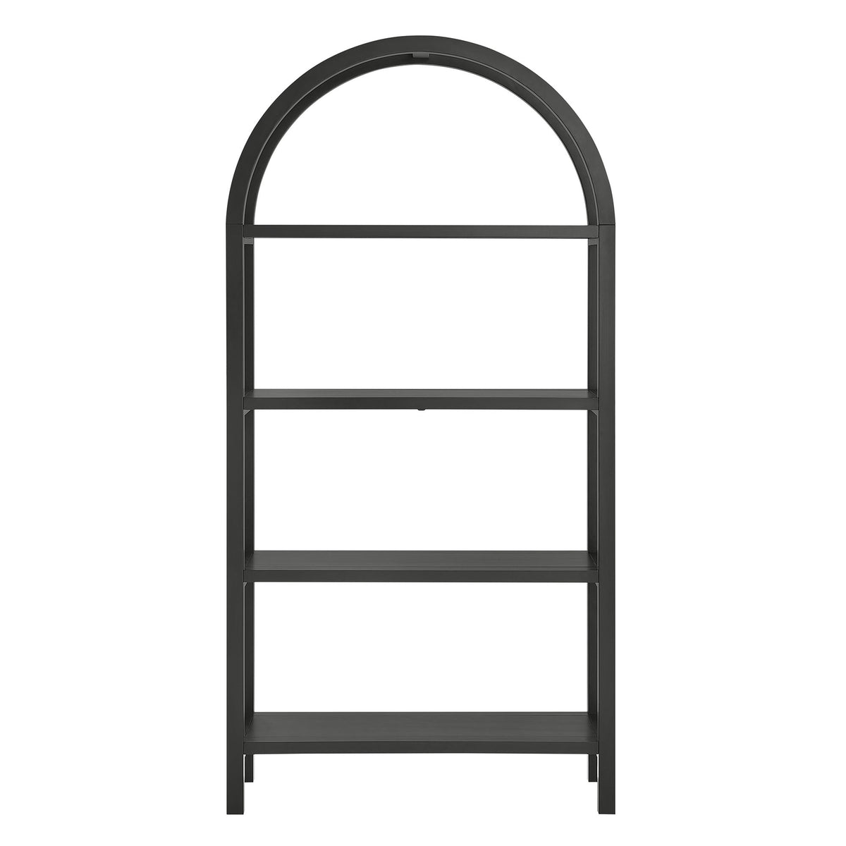 Vexley 72-Inch Large Arched Bookshelf black metal by Modway on Tampa Home & Garden Store