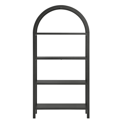 Vexley 72-Inch Large Arched Bookshelf black metal by Modway on Tampa Home & Garden Store
