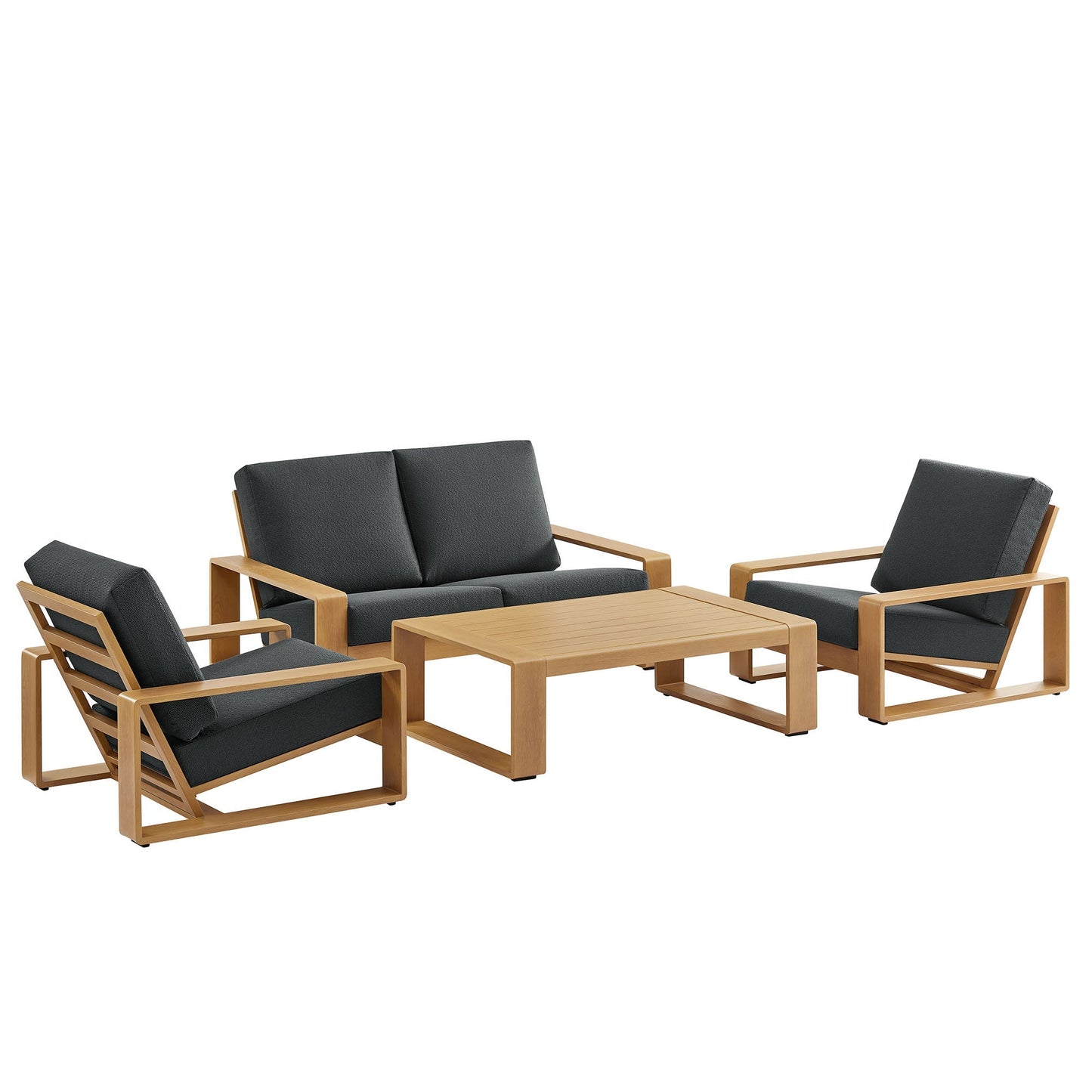 Modway Lirienne 4-Piece Outdoor Patio Set