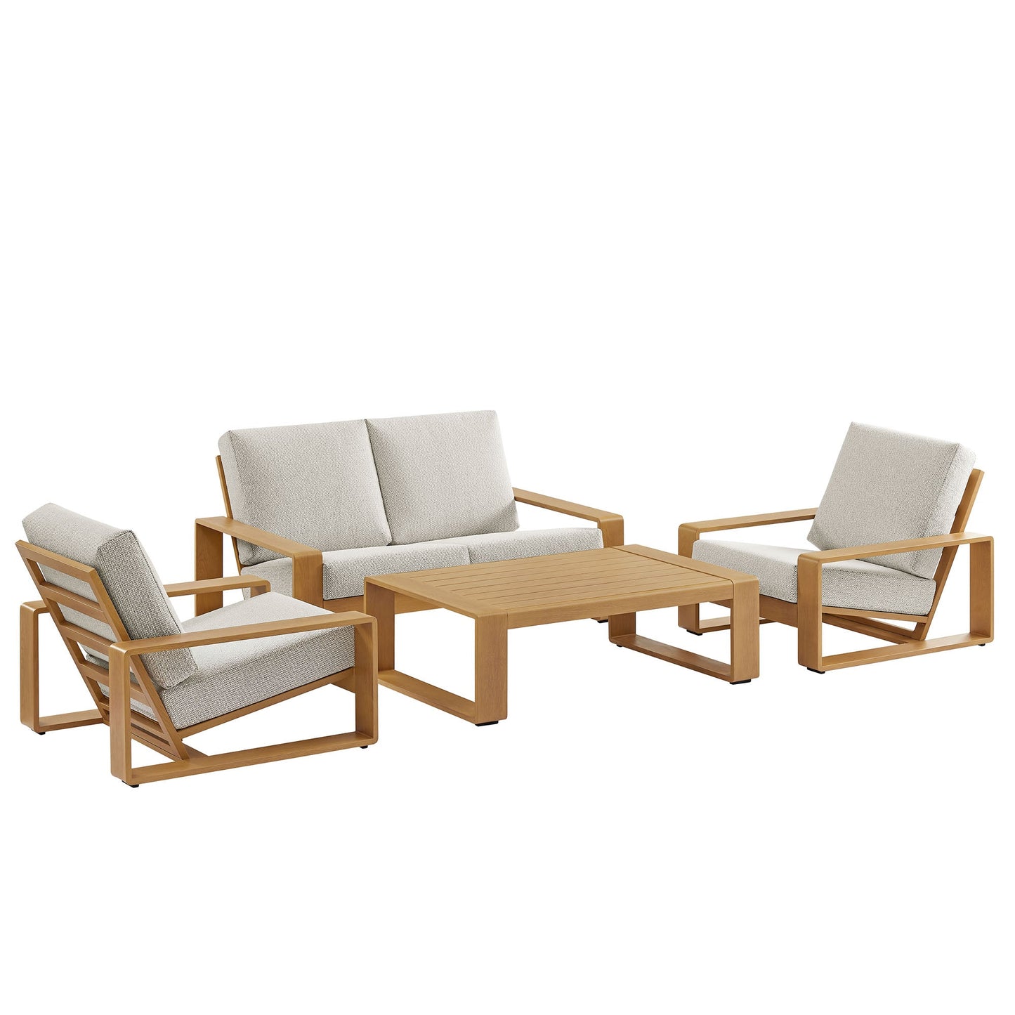 Modway Lirienne 4-Piece Outdoor Patio Set