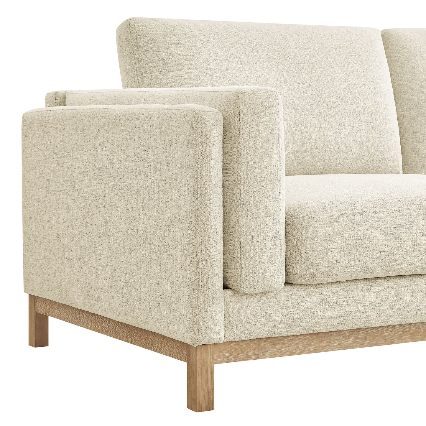 Modway Roscoe 81 Inch Fabric Sofa And Chenille